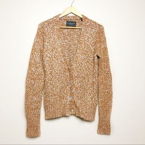 Wool Needles & Passion Maison Scotch Cardigan with Star Elbow Patches
